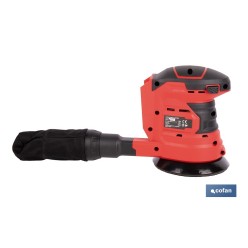 LIJADORA ORBITAL A BATERÍA Li-ion 20 V 125 MM 10000 RPM SIN CARGADOR NI BATERÍA