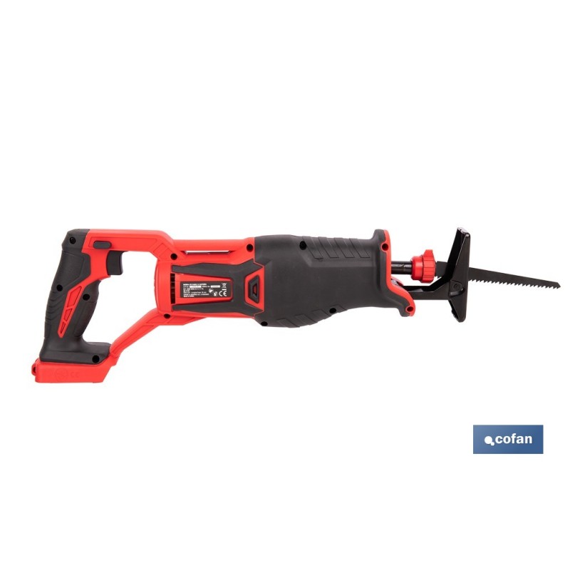 SIERRA DE SABLE A BATERÍA Li-ion 20 V 26 MM 3000 RPM SIN CARGADOR NI BATERÍA