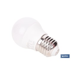 BOMBILLA LED ESFÉRICA E27 6.5 W 806 LM 3000 K
