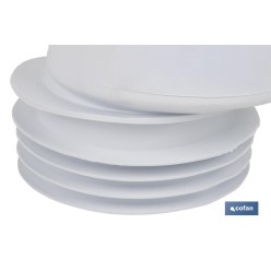 MANGUITO DE CONEXIÓN EXCÉNTRICO PARA INODORO Ø110 MM