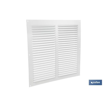 REJILLA DE VENTILACIÓN ALUMINIO BLANCO 30 X 30 CM venta unitaria