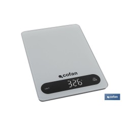 BÁSCULA DE COCINA DIGITAL 10 KG COLOR GRIS