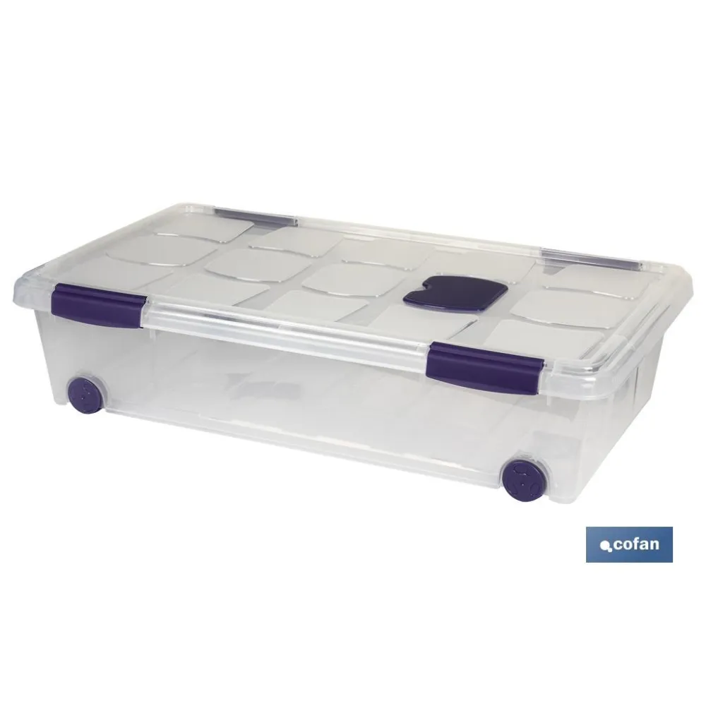 CAJA ORDENACION CON RUEDAS 30L MODELO RICORDI 73X41X18cm