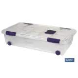 CAJA ORDENACION CON RUEDAS 30L MODELO RICORDI 73X41X18cm
