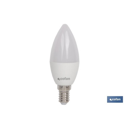 BOMBILLA LED 8W VELA E14 220º 810LM 4000K