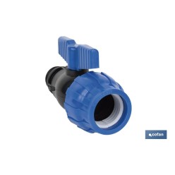 ENLACE VÁLVULA DE BOLA ROSCA MACHO PP PN16 50 x 1 1/2
