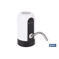 DISPENSADOR DE AGUA PARA GARRAFAS RECARGABLE USB 6.9 X12.3 CM