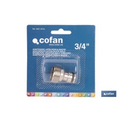 ADAPTADOR LATÓN ROSCA MACHO 3/4