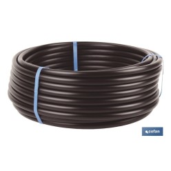 TUBO 50M RIEGO GOTEO NEGRO (Sin goteros) Ø16MM