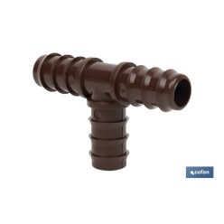 CONEXIÓN EN T Ø16MM (MARRÓN-MAX SEGUR.) Venta unitaria