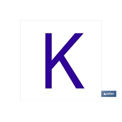 SEÑAL GLASSPACK ADHESIVA 62X62MM.