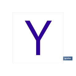 SEÑAL GLASSPACK ADHESIVA 62X62MM.