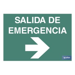 SEÑAL LUMINISCENTE 210X148MM.