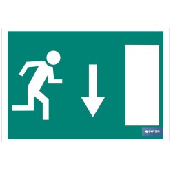 SEÑAL LUMINISCENTE 420X297MM.