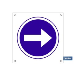 SEÑAL POLIPROPILENO CELULAR 600X600MM