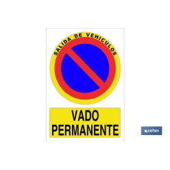 SEÑAL POLIESTIRENO 210X148MM.