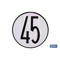 DISCO DE VELOCIDAD 45 KM/H - Ø 100 MM