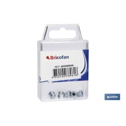 BLÍSTER DE 4 UDS. DIN-1587 M-4 ZINC VENTA UNITARIA