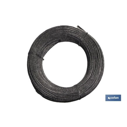 ROLLO CABLE GALVANIZADO 50 MTS. 8MM.