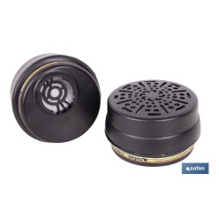 SET DE 2 FILTROS TIPO ABEK1P3 (ADAPTABLES A MÁSCARA FACIAL)