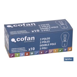 LÁMPARA COFAN 2 POLOS P21/5W (BAY15d) 12V