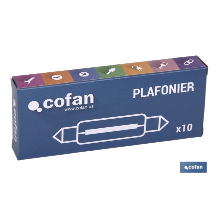 LÁMPARA COFAN PLAFONIER C5W (11X38) 24V