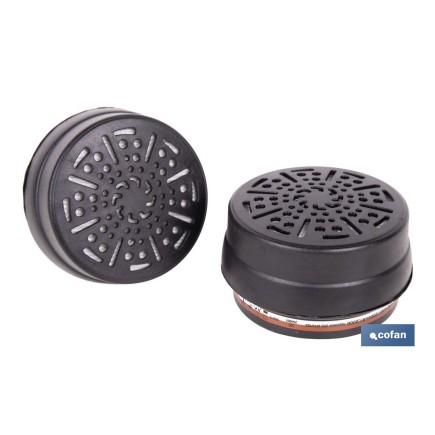 SET DE 2 FILTROS TIPO A1P3 (ADAPTABLES A MÁSCARA FACIAL)