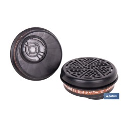 SET DE 2 FILTROS TIPO A1 (ADAPTABLES A MÁSCARA FACIAL)