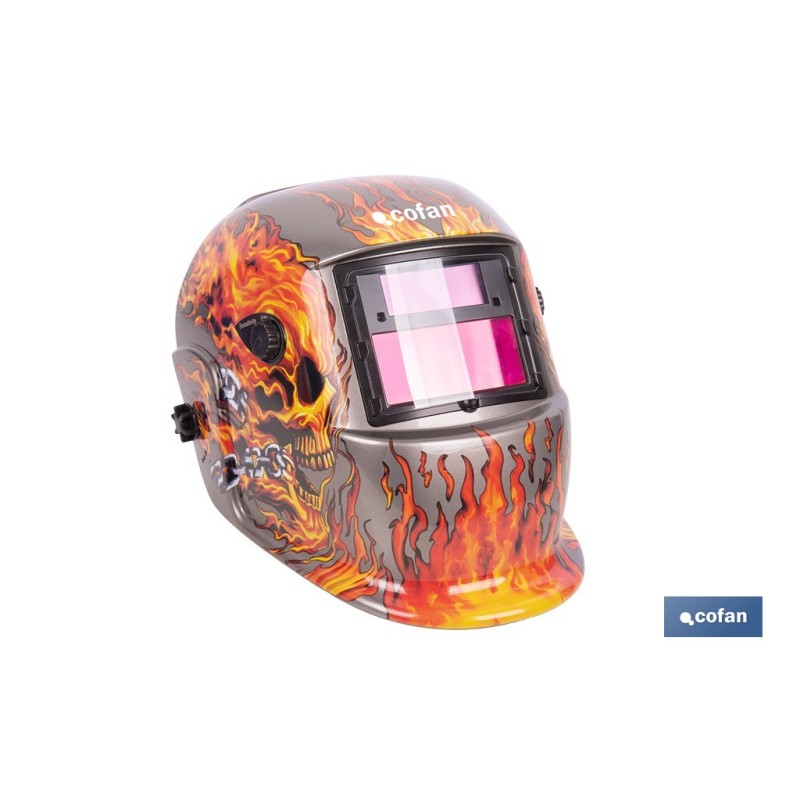 CASCO SOLDADURA AUTOMATICA FIRE SKULL (ARC/MIG/MAG/TIG)