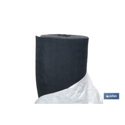 SUELO DE CAUCHO NEGRO CÍRCULOS 3 MM 1,20 X 10 M