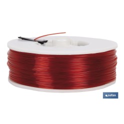 BLISTER HILO DE SEDAL 0.9 MM 100 MTS ROJO