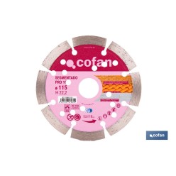DISCO UNIVERSAL SEGMENTADO PRO 10 - 115 MM