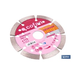 DISCO UNIVERSAL SEGMENTADO PRO 10 - 115 MM