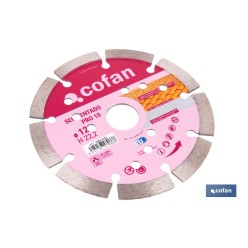 DISCO UNIVERSAL SEGMENTADO PRO 10 - 125 MM