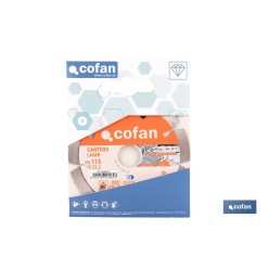 DISCO DIAMANTE MODELO CANTERO 115MM.