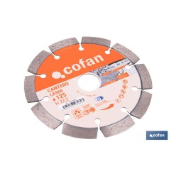 DISCO DIAMANTE MODELO CANTERO 125MM.