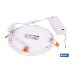 DOWNLIGHT EMPOTRABLE BLANCO SMD 12 W 1140 LM Ø168 MM 3CCT