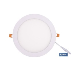 DOWNLIGHT EMPOTRABLE BLANCO SMD 18 W 1800 LM Ø220 MM 3CCT