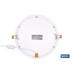 DOWNLIGHT EMPOTRABLE BLANCO SMD 18 W 1800 LM Ø220 MM 3CCT
