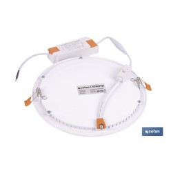 DOWNLIGHT EMPOTRABLE BLANCO SMD 18 W 1800 LM Ø220 MM 3CCT