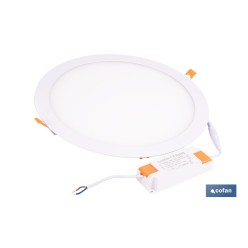 DOWNLIGHT EMPOTRABLE BLANCO SMD 24 W 2400 LM Ø295 MM 3CCT
