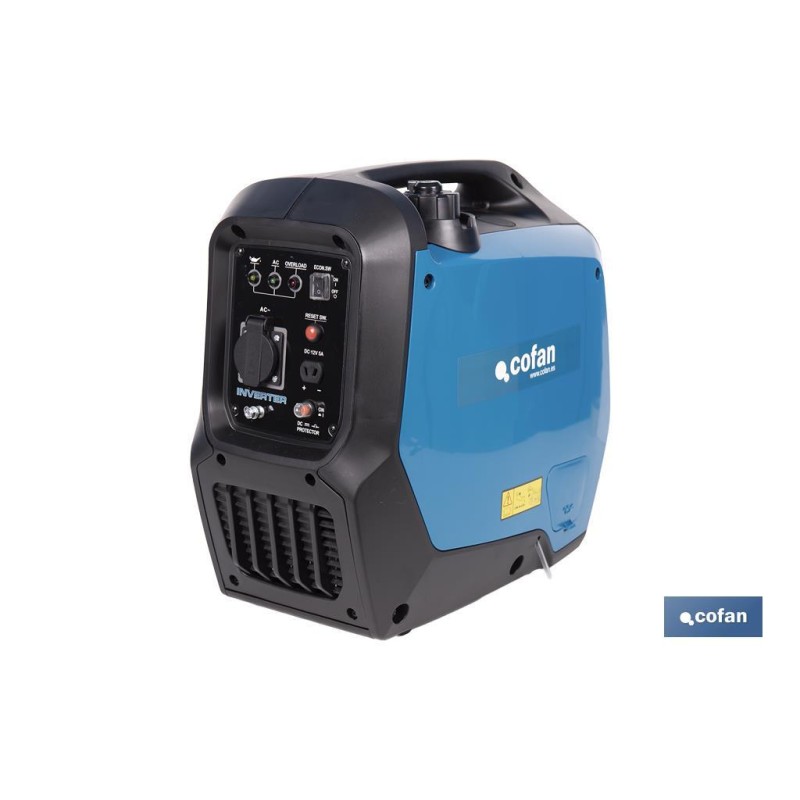 GENERADOR INVERTER MODELO HOUSTON 79 CC 2,4 Kw 1 SALIDA AC 1 DC REACONDICIONADA