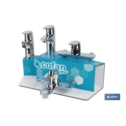 KIT DE GRIFERÍA + EXPOSITOR MODELO RIFT