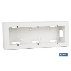 ZÓCALO SUPERFICIE 94X96X43 PARA 1 ELEMENTO. BLANCO