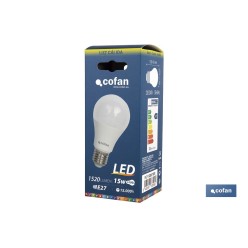 BOMBILLA LED STD 15W E27 240º 1.520LM 3000K