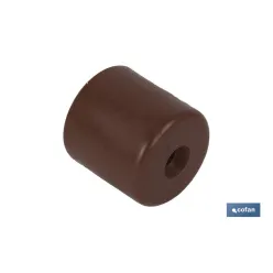 2 TOPE CON TACO Y TORNILLO MARRON