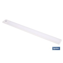APLIQUE LED RECARGABLE CON SENSOR 3,7 V 2,2 AH 180 LM 3CCT 400 X 40 MM