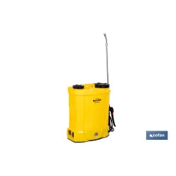 PULVERIZADOR DE ESPALDA 12 L ELÉCTRICO LI-ION 12 V 8.0 AH