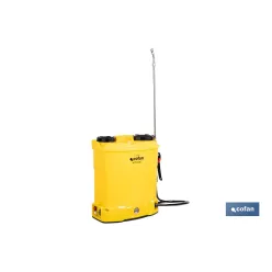 PULVERIZADOR DE ESPALDA ELÉCTRICO 16 L Li-Ion 12 V 8.0 Ah