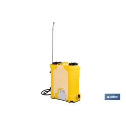 PULVERIZADOR DE ESPALDA ELÉCTRICO 16 L Li-Ion 12 V 8.0 Ah